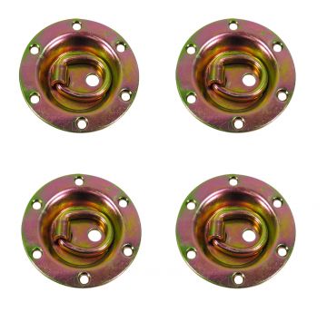 Pit Posse Recessed Rotating Tie Down Ring-4 Pack