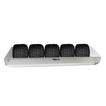 Pit Posse Go Kart Tire Trough Silver - Scratch and Dent