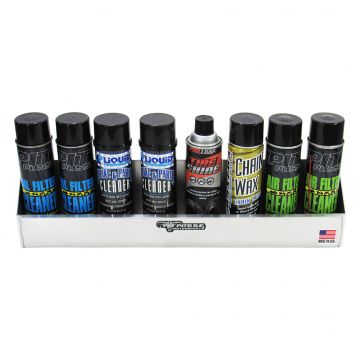 Pit Posse Aerosol Shelf 8 Mount Silver -Scratch and Dent