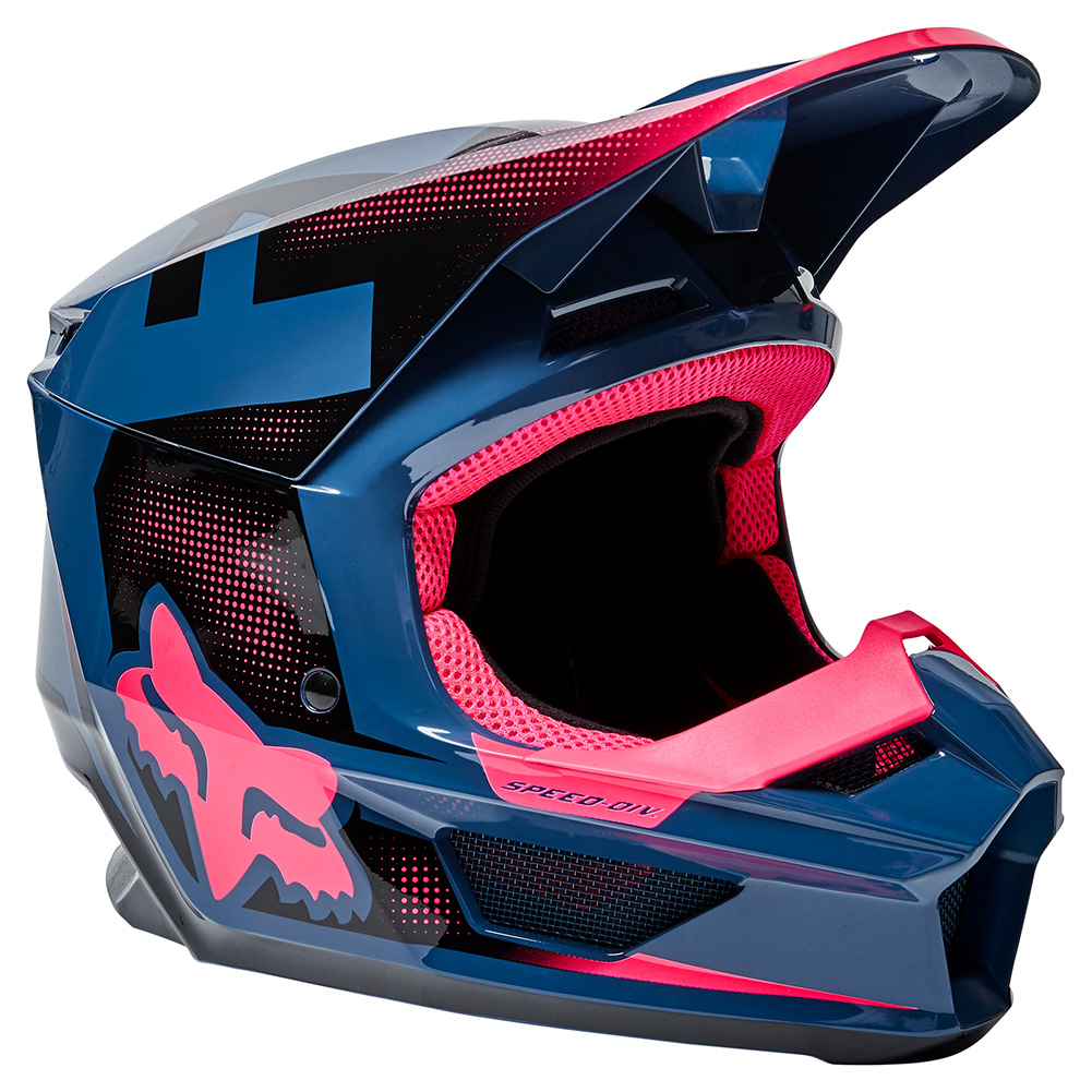 Pit Posse: Fox Racing Youth V1 Dier Helmet