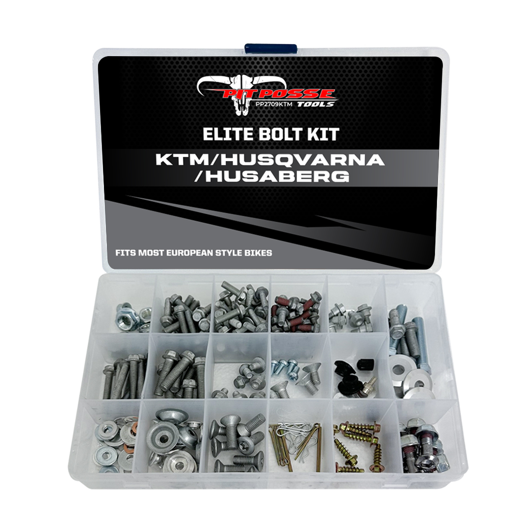 Pit Posse Elite KTM/Husqvarna/Husaberg Euro Bolt Kit 210 Piece