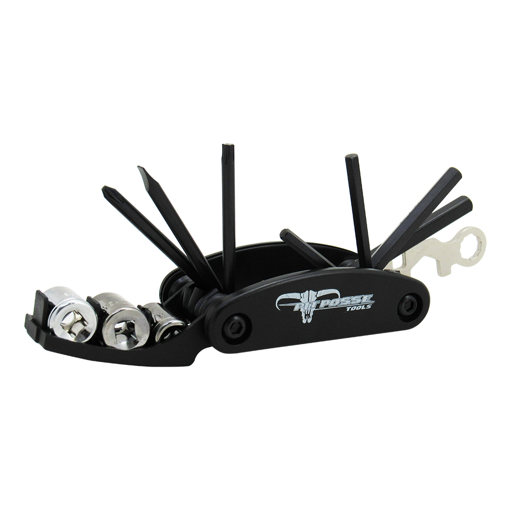 Pit Posse Folding Tool Set Compatible with Harleys